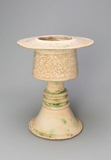Incense Burner with Chrysanthemum and Knobbed Scrolls, Northern Song dynasty, 11th century. Creator: Unknown