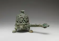 Incense Burner with Domed Cover, Iran, 8th-9th century. Creator: Unknown