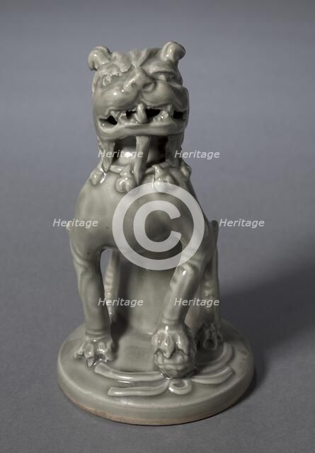 Incense Burner Top in the Shape of a Lion, 1100s. Creator: Unknown.