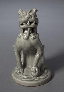 Incense Burner Top in the Shape of a Lion, 1100s. Creator: Unknown