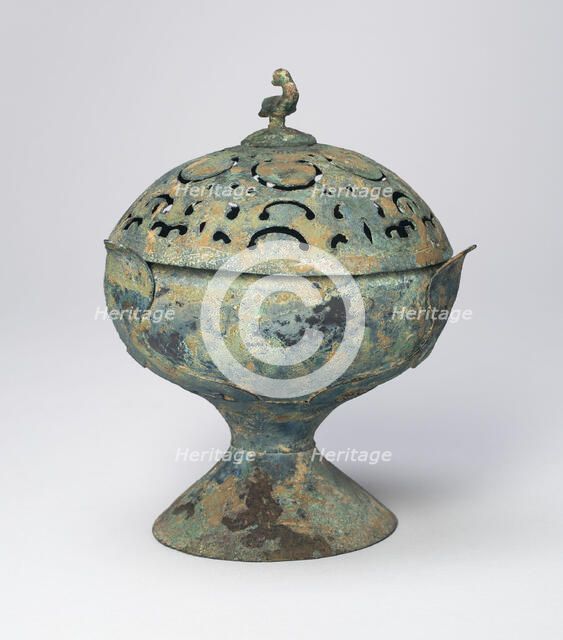 Incense Burner (Xunlu or Xianglu), Eastern Han dynasty (A.D. 25-220), 1st/2nd century A.D. Creator: Unknown.