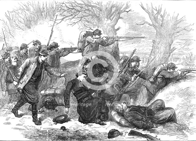 Incident at the Battle of Le Mans, 1871. Creator: Unknown.