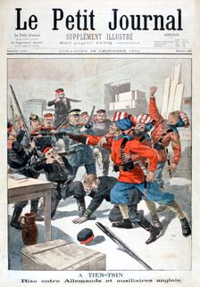 Incident between German troops and British auxiliaries, Tientsin, China, 1901