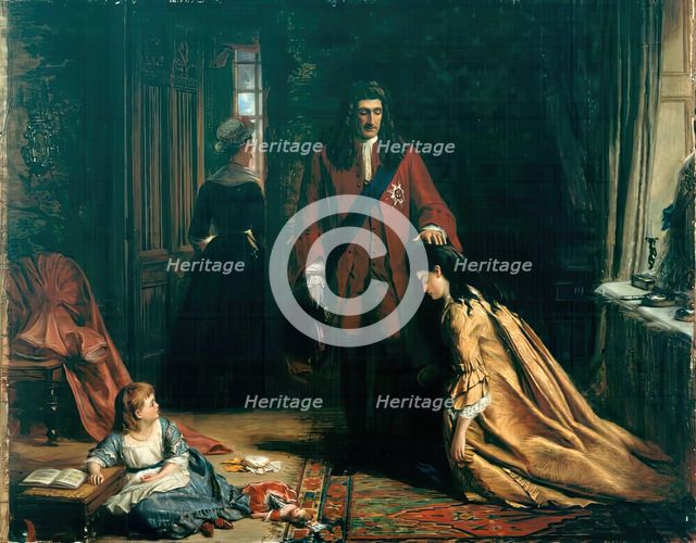 Incident in the life of Lady Mary Wortley, 1872. Creator: William Powell Frith.