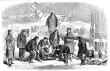 Incident on board "The Cruiser", in the Gulf of Riga, 1856. Creator: Unknown