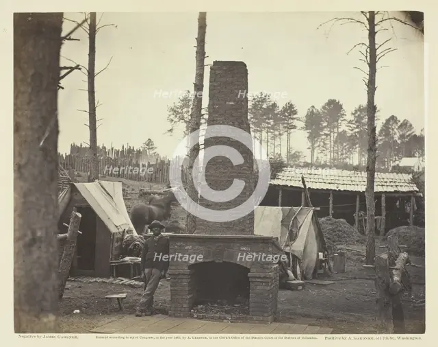 Incidents of the War: Breaking Camp, May 1864. Creator: James Gardner.