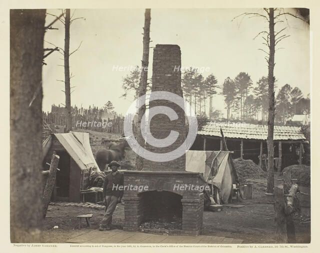 Incidents of the War: Breaking Camp, May 1864. Creator: James Gardner.