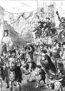 Incidents of the Easter Volunteer Review, 1870. Creator: Unknown