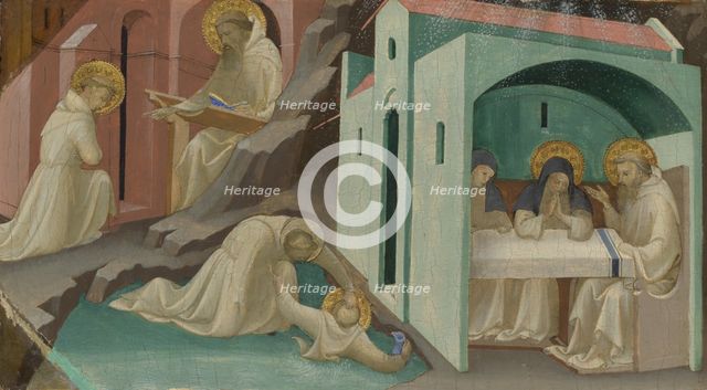 Incidents in the Life of Saint Benedict, 1408. Artist: Lorenzo Monaco (ca. 1370-1425)