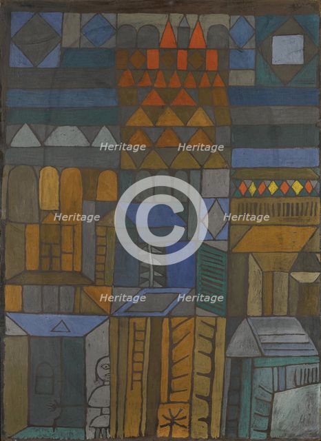 Incipient Coolness, 1937. Artist: Klee, Paul (1879-1940)