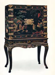 Incised Lacquered Cabinet c1680, (1910)