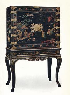 Incised Lacquered Cabinet c1680, (1910)