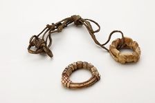 Incised rings, 1880-1910. Creator: Unknown