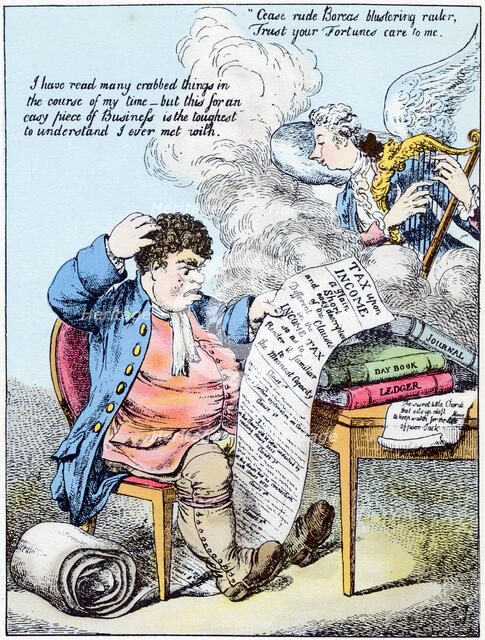 Income Tax, 1798. Artist: Unknown