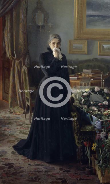 Inconsolable grief, 1884. Artist: Kramskoi, Ivan Nikolayevich (1837-1887)