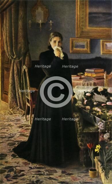 'Inconsolable Sorrow', 1884, (1965). Creator: Ivan Kramskoy.