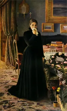 Inconsolable Sorrow 1884, (1965). Creator: Ivan Kramskoy