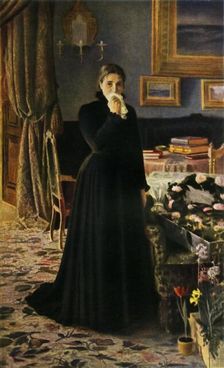 Inconsolable Sorrow 1884, (1965). Creator: Ivan Kramskoy