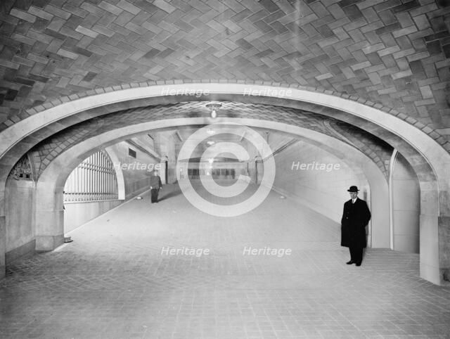 Incline to suburban concourse, Grand Central Terminal, N.Y. Central Lines, c1910-1920. Creator: Unknown.