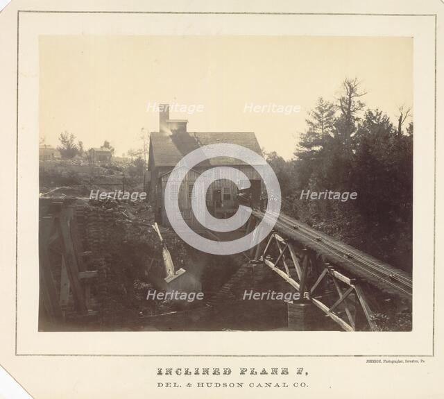 Inclined Plane F, Delaware and Hudson Canal Co., c. 1860. Creator: Thomas H. Johnson (American, c. 1821-).