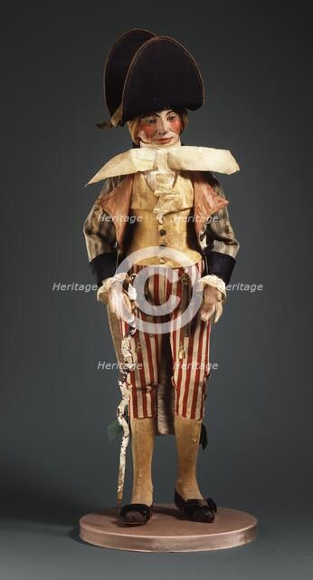 Incroyable Doll, c.1885 (fashion c.1794). Creator: Unknown.