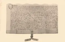 Indenture for the sale of land signed by Guy Fawkes, (early 17th century), 1901