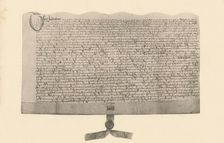 Indenture for the sale of land signed by Guy Fawkes, (early 17th century), 1901