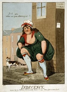 Indecency, 1799. Creator: Cruikshank, Isaac Robert (1789-1856)