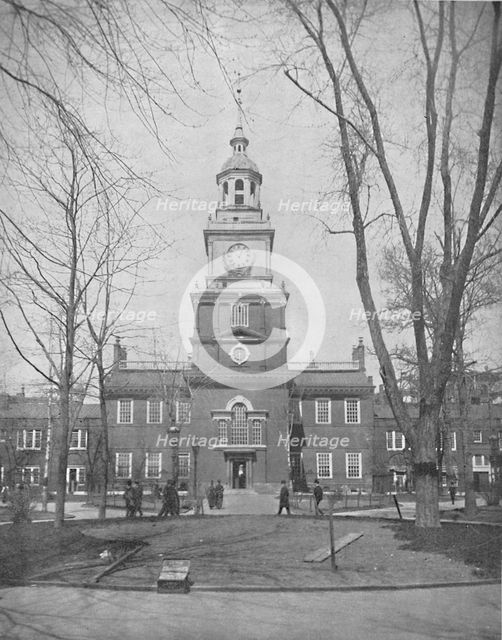 'Independence Hall, Philadelphia', c1897. Creator: Unknown.
