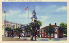 Independence Hall, Philadelphia, Pennsylvania, USA, 1936