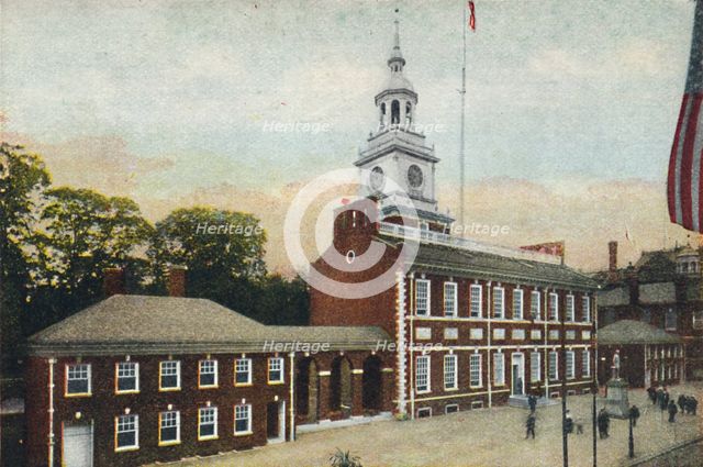 Independence Hall, Philadelphia, Pennsylvania, USA, c1910. Creator: Unknown.