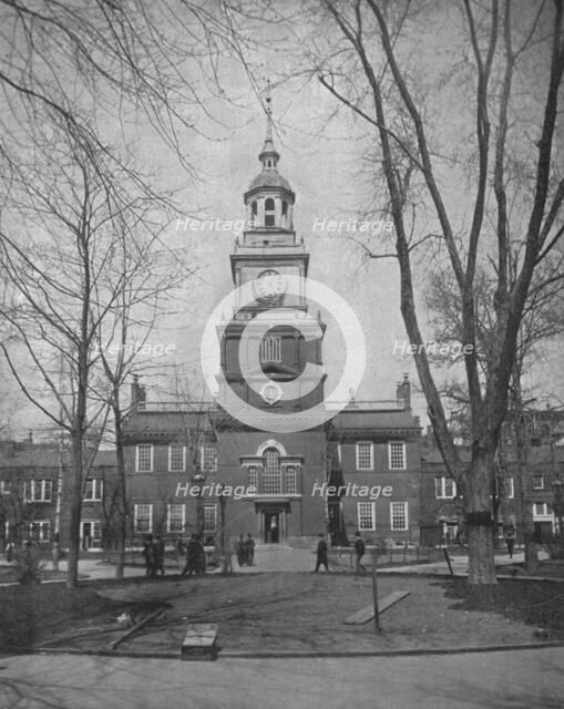 Independence Hall, Philadelphia, USA, c1900.  Creator: Unknown.