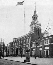 Independence Hall, Philadelphia, USA, late 19th century.Artist: John L Stoddard