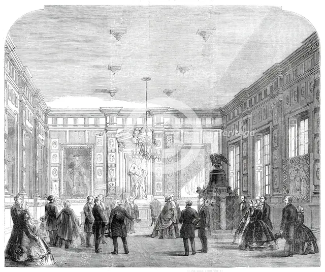 Independence Hall, Philadelphia, visited by the Prince of Wales on the 10th of October, 1860. Creator: Unknown.