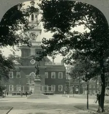 Independence Hall, where Declaration of Independence Was Signed in 1776, Philadelphia, Pa. c1930s Creator: Unknown