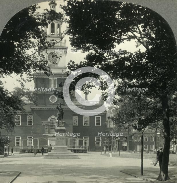 'Independence Hall, where Declaration of Independence Was Signed in 1776, Philadelphia, Pa.', c1930s Creator: Unknown.