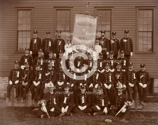 Independent Hose Co. No.1, Lestershire, 1891. Creator: Rogers & Newing.