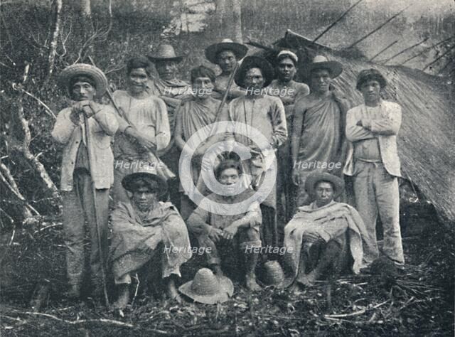 'Indios Coroados', 1895. Artist: Francisco Henszler.