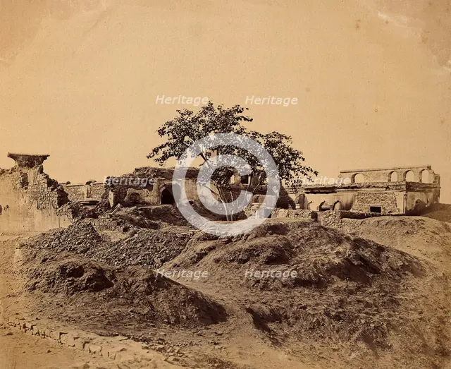 India: a ruined building, c1858. Creator: Felice Beato.
