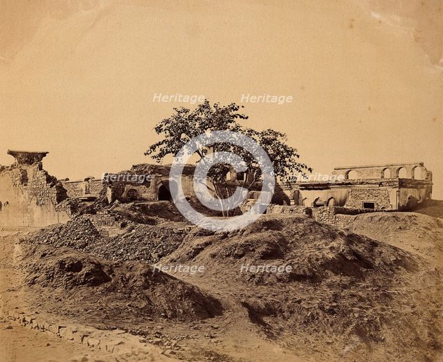 India: a ruined building, c1858. Creator: Felice Beato.