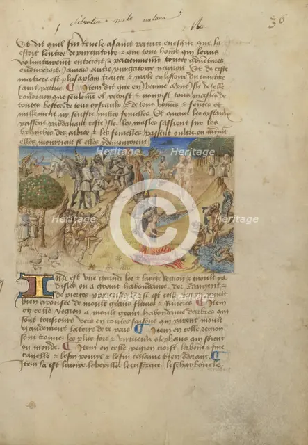India; Livre des merveilles du monde (Book of the Marvels of the World), about 1460-1465. Creator: Master of the Geneva Boccaccio.