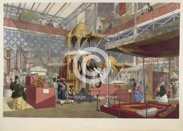 India No.4, 1854. Creators: Joseph Nash, Louis Haghe.