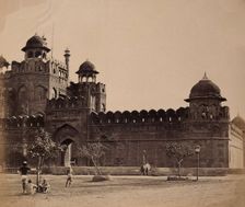 India: the "Lahore Gate of the Palace", c1858. Creator: Felice Beato