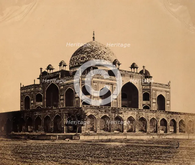 India: the 'tomb of the Emperor Hoomaon where Major Hodson captured the King of Delhi', c1858. Creator: Felice Beato.