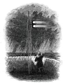 Indian Mail signals, at Folkestone, 1844. Creator: Unknown