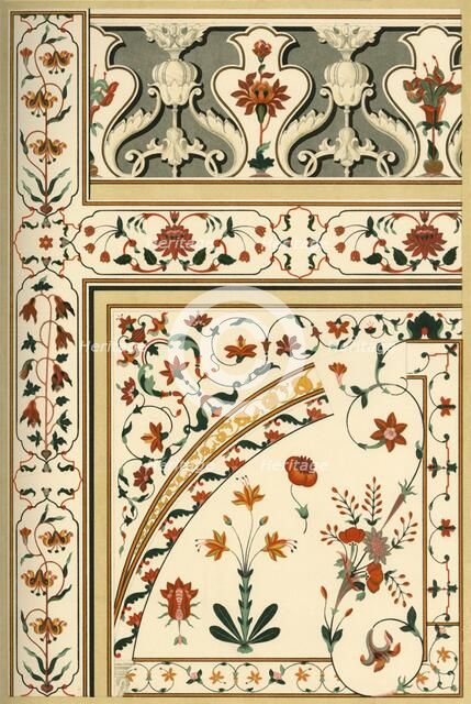Indian marble inlay, (1898). Creator: Unknown.