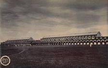 Indian military barracks, c1910. Creator: Unknown