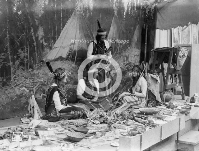 Indian Missionary Exhibit, between c1910 and c1915. Creator: Bain News Service.
