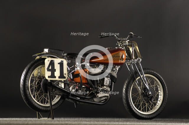 Indian Model 648  Big Base 1948. Artist: Simon Clay.