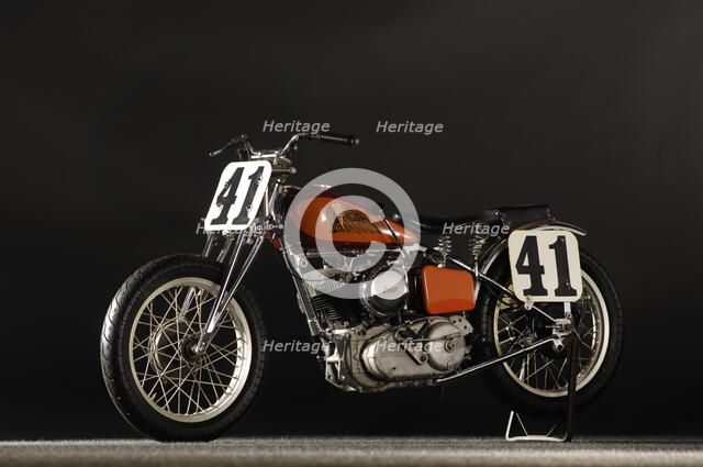 Indian Model 648  Big Base 1948. Artist: Simon Clay.